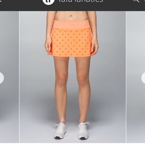 rare lululemon pace setter skirt